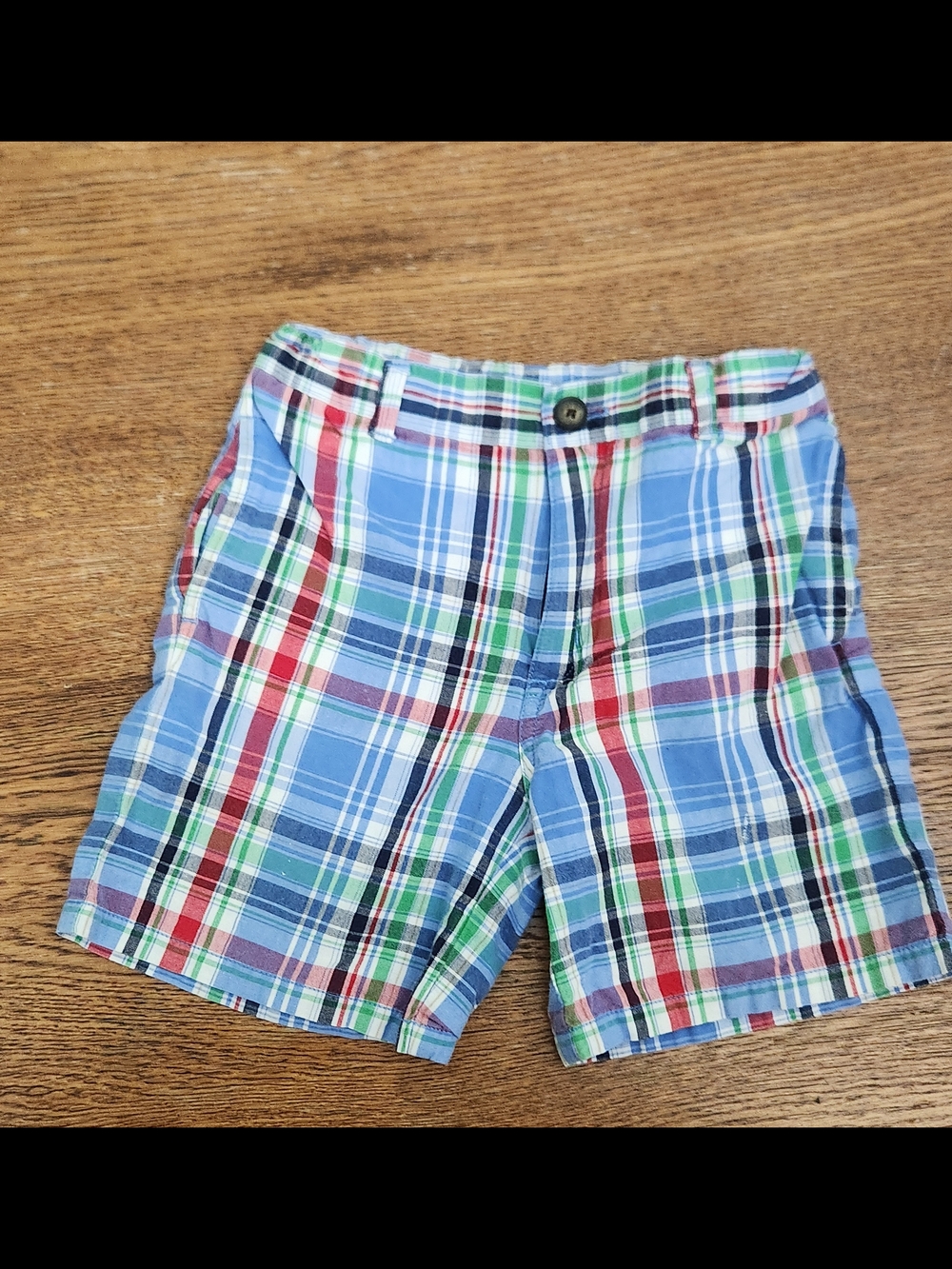 Janie and Jack Plaid 2t Shorts